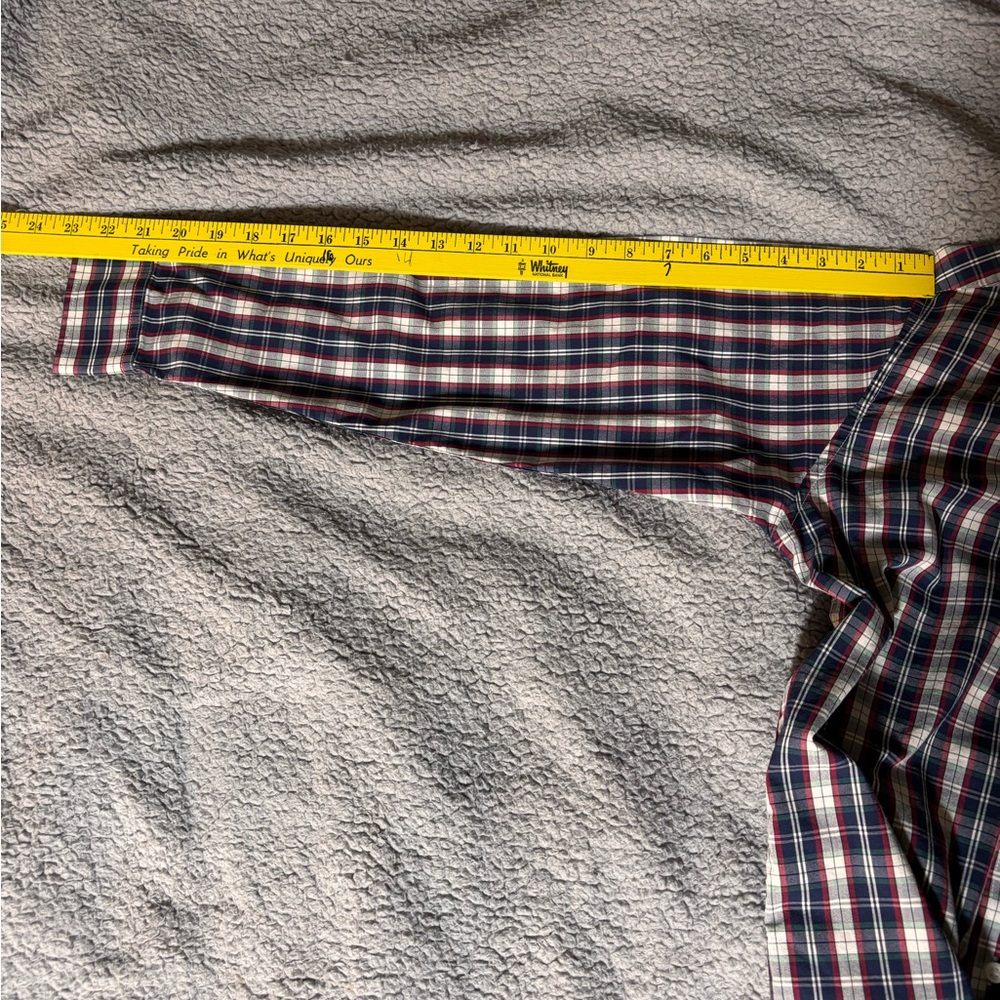 Tommy Hilfiger Multicolor Plaid Button-Down Shirt Boys size 18 Preowned - Picture 7 of 9
